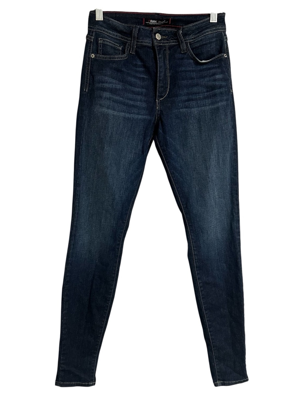 Fran Denim athletic fit skinny jeans, dark wash, size 27